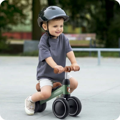Ricokids 760601 Tříkolové odrážedlo pro děti, zelené