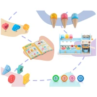 Nukido NK-880 Dřevěná kavárna a zmrzlinárna 