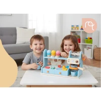 Nukido NK-880 Dřevěná kavárna a zmrzlinárna 