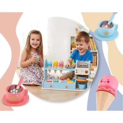 Nukido NK-880 Dřevěná kavárna a zmrzlinárna 