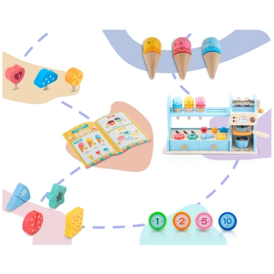 Nukido NK-880 Dřevěná kavárna a zmrzlinárna 