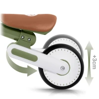 Nukido NK-603 Detský balančný bicykel, biely a zelený