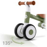 Nukido NK-603 Detský balančný bicykel, biely a zelený
