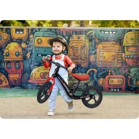 Ricokids 760501 Dětské odrážedlo FUNNU, černo-červený