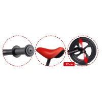 Ricokids 760501 Dětské odrážedlo FUNNU, černo-červený