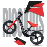 Ricokids 760501 Dětské odrážedlo FUNNU, černo-červený