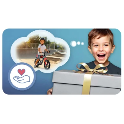 Ricokids 760501 Dětské odrážedlo FUNNU, černo-červený