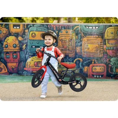 Ricokids 760501 Dětské odrážedlo FUNNU, černo-červený