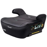 Nukido 710201 Podsedák do auta Louis ISOFIX, i-Size 125-150 cm, Isofix 22-36 kg, černo-šedý