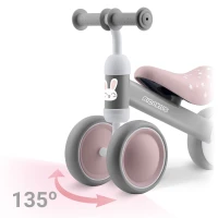Ricokids 760602 Tříkolové odrážedlo pro děti, šedé
