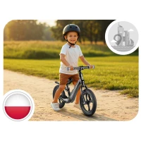 Ricokids 760500 Dětské odrážedlo FUNNU, černé