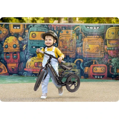 Ricokids 760500 Dětské odrážedlo FUNNU, černé
