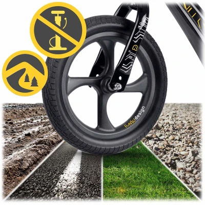 Ricokids 760500 Dětské odrážedlo FUNNU, černé