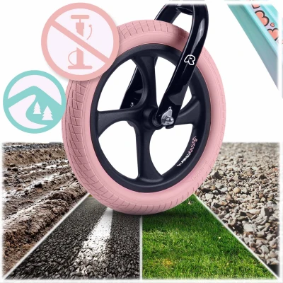 Ricokids 760504 Dětské odrážedlo FUNNU, růžovo-fialové