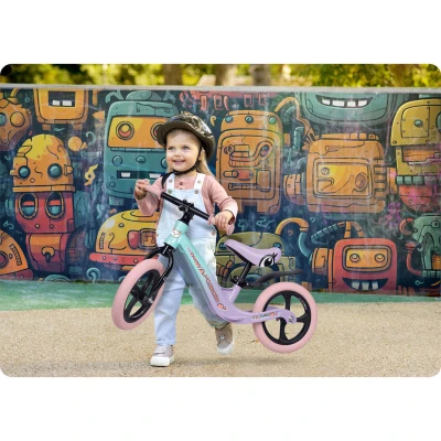 Ricokids 760504 Dětské odrážedlo FUNNU, růžovo-fialové