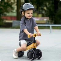 Ricokids 760603 Tříkolové odrážedlo pro děti, černo-žluté