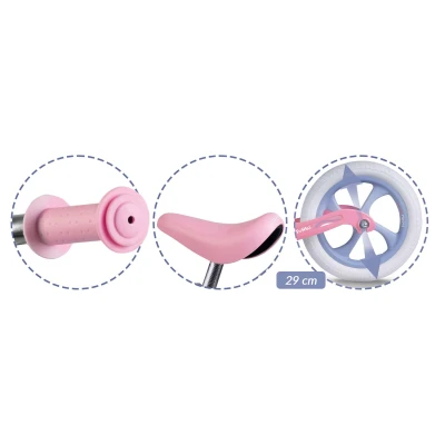 Ricokids 760502 Dětské odrážedlo FUNNU, modro-růžové