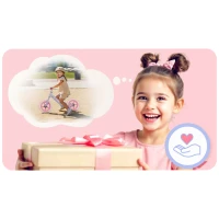 Ricokids 760700 Odrážedlo pro děti, modro-růžové