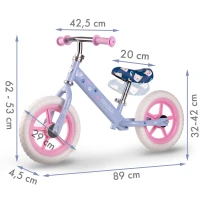 Ricokids 760700 Odrážedlo pro děti, modro-růžové