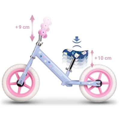 Ricokids 760700 Odrážedlo pro děti, modro-růžové