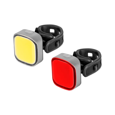 Rebel URZ3492-1 Sada cyklistických světel 36 LED, USB, IPX4