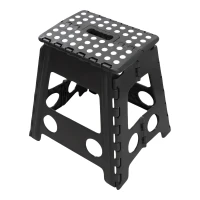 Verk 27591 Protiskluzová skládací stolička, černá
