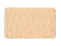 Verk 27606 Koupelnová předložka z paměťové pěny, protiskluzová, 50 x 80 cm, béžová
