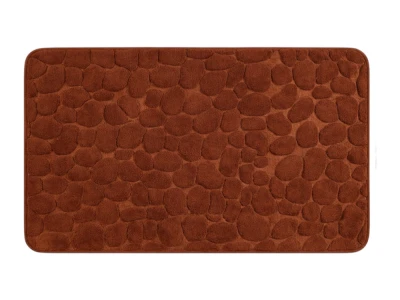 Verk 27606 Koupelnová předložka z paměťové pěny, protiskluzová, 50 x 80 cm, tmavě hnědá