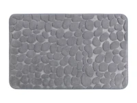 Verk 27606 Koupelnová předložka z paměťové pěny, protiskluzová, 50 x 80 cm, šedá