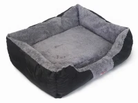 Verk 19509 Pelíšek pro psa nebo kočku 90 x 70 x 20 cm, černo-šedý
