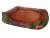Verk 19510 Posteľ pre psov alebo mačky 70 x 55 x 13 cm, zeleno-hnedá