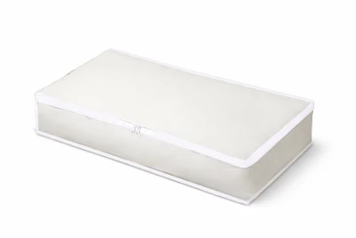 Verk 27378 Úložný organizér na ložní prádlo a textil 80x45x15 cm, bílý
