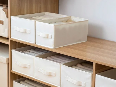 Verk 27391 Skládací organizér na oblečení, 9 přihrádek, bílý
