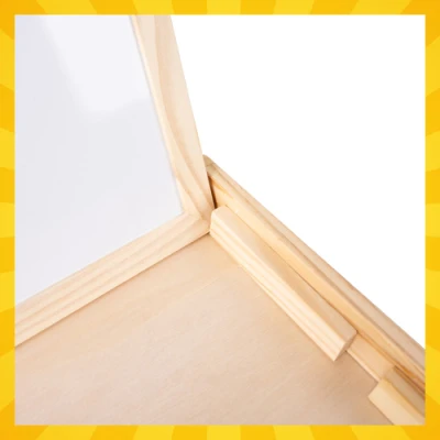 Kruzzel 25637 Drevená magnetická tabuľa, 108 dielov