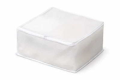 Verk 27376 Úložný organizér na ložní prádlo a textil 45x45x20 cm, bílá