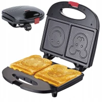 Verk 07356 Toustovač na 2 tousty s úsměvy, nepřilnavý povrch, 750 W   