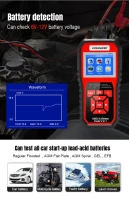 Konnwei KW870 Diagnostický skener a tester baterií OBD2 