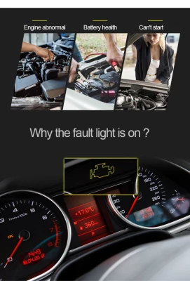 Konnwei KW870 Diagnostický skener a tester baterií OBD2 