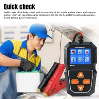 Konnwei KW218 Měřič baterií 6 – 12 V, 100 – 2000 CCA