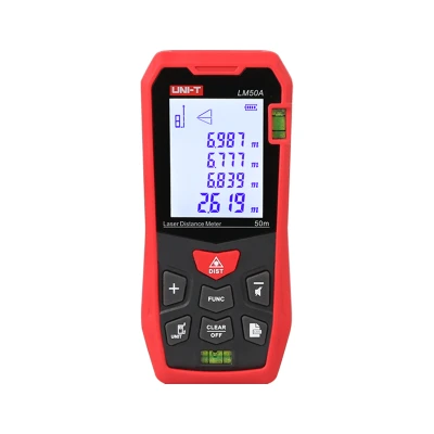 Uni-t MIE0446 Laserový dálkoměr 50 m, LCD, LM50A