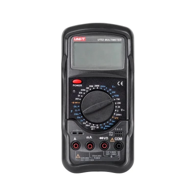 Uni-t MIE0015 Multimeter UT52, 9 V (6F22)
