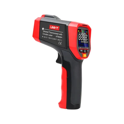 Uni-T MIE0454 Měřič teploty UT302D+, 9 V (6F22)