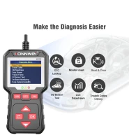 Konnwei KW320 Diagnostický meřič, skener OBD2