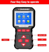 Konnwei KW320 Diagnostický meřič, skener OBD2