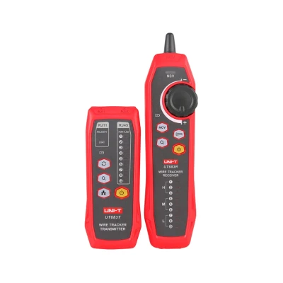 Uni-T MIE0457 Tester kabelu - hledač párů vodičů UT683KIT, 3000 m, 8 V DC