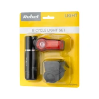Rebel URZ0015 Sada LED světel na kolo, přední/zadní