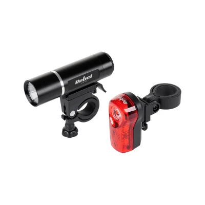Rebel URZ0015 Sada LED světel na kolo, přední/zadní