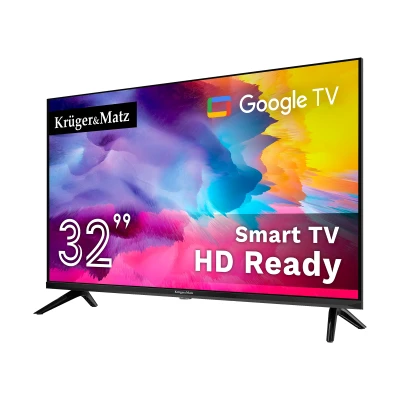 Kruger&Matz 32" HD Google TV, DVB-T2/S2/T/C, HEVC