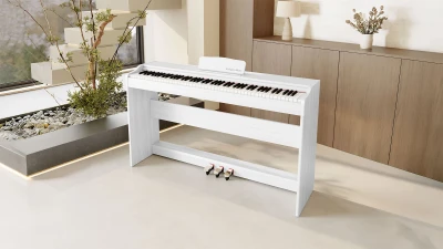 Digitálne piano Kruger&Matz KMDP-105, 88 klávesov, Bluetooth 5.0, biele