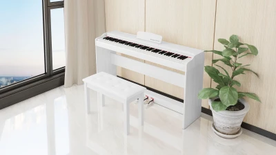 Digitálne piano Kruger&Matz KMDP-105, 88 klávesov, Bluetooth 5.0, biele